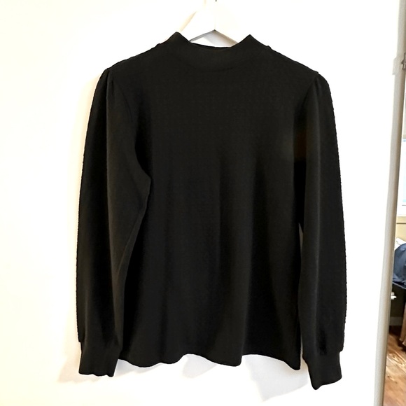 JCrew Turtleneck Shirt with Sleeve Detail - Picture 1 of 5